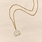 Fortune Jewel Hollow Lotus Design Stainless Steel Enlightenment Necklace Pendant Fortune Jewel
