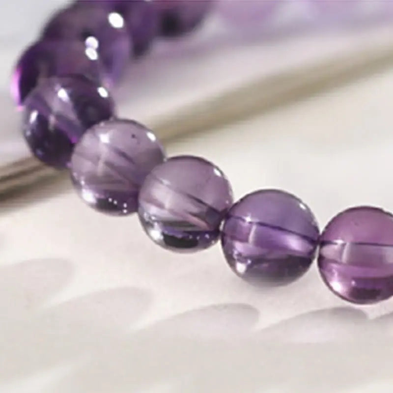 Fortune Jewel Amethyst Rose Quartz Strawberry Quartz Good Luck Charm Bracelet Fortune Jewel