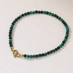 Fortune Jewel 3mm Natural Malachite Ultra-thin Beads Anti-anxiety Bracelet Fortune Jewel