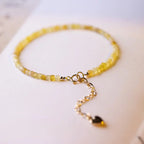 Fortune Jewel 2mm Natural Opal Ultra-thin Beads Motivation Bracelet Fortune Jewel
