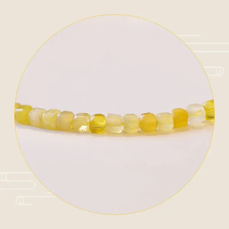 Fortune Jewel 2mm Natural Opal Ultra-thin Beads Motivation Bracelet Fortune Jewel