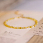 Fortune Jewel 2mm Natural Opal Ultra-thin Beads Motivation Bracelet Fortune Jewel