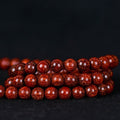 Fortune Jewel Tibetan Small Leaf Red Sandalwood Balance Bracelet