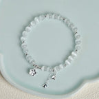 Fortune Jewel Natural Cat's Eye Cherry Blossom Peace Bracelet Fortune Jewel