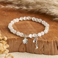 Fortune Jewel Natural Cat's Eye Cherry Blossom Peace Bracelet Fortune Jewel