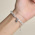 Fortune Jewel Natural Cat's Eye Cherry Blossom Peace Bracelet Fortune Jewel