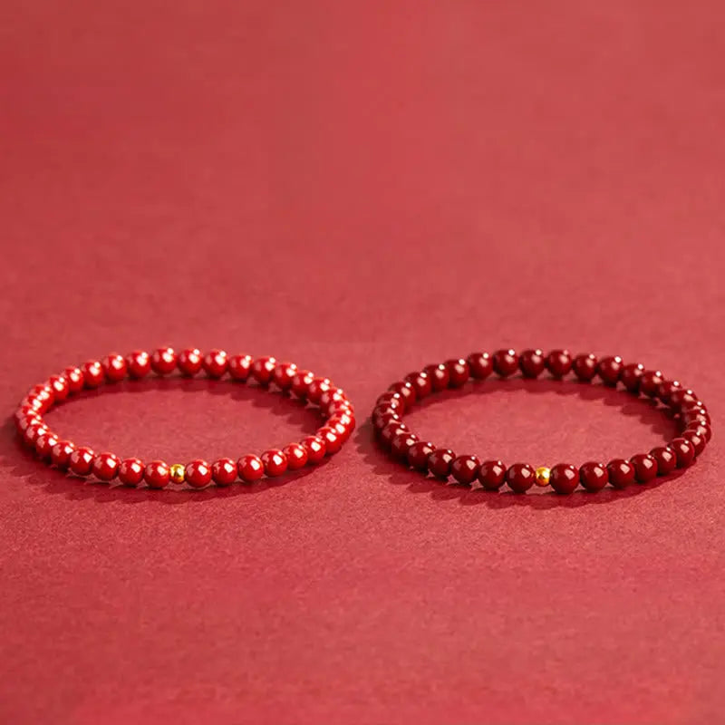 Fortune Jewel Cinnabar Turquoise Concentration Bracelet Fortune Jewel