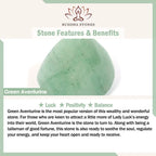 Fortune Jewel Citrine Green Aventurine Pyrite Success Rope Card Bracelet Fortune Jewel
