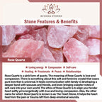 Fortune Jewel Amethyst Black Tourmaline Rose Quartz Empath Card Rope Bracelet Fortune Jewel