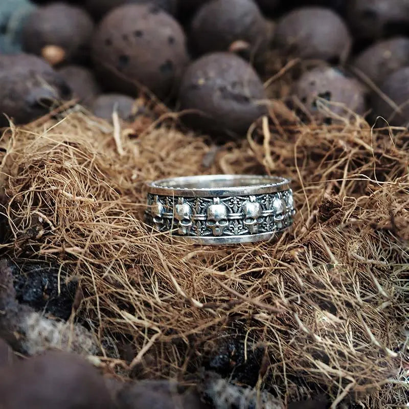 Fortune Jewel The Lord Of The Corpse Forest Copper Skull New Beginning Ring Fortune Jewel