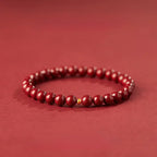 Fortune Jewel "Wishing Protection and Energy" Cinnabar Bracelet Includes Gift Message Card Fortune Jewel