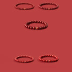 Fortune Jewel "Wishing Protection and Energy" Cinnabar Bracelet Includes Gift Message Card Fortune Jewel