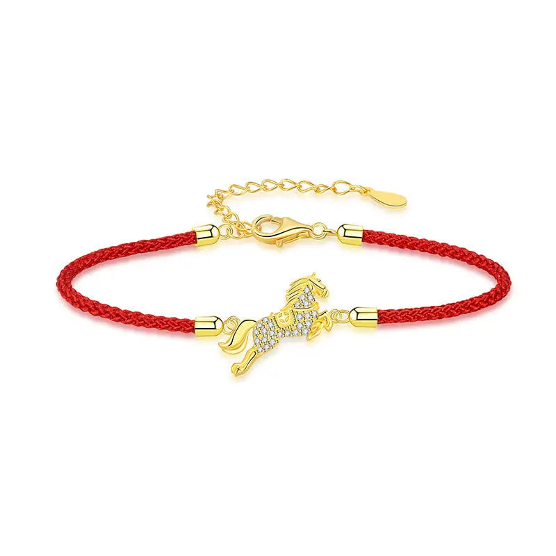 Buddha Stones "Wishing You Health and Good Fortune" Year of the Horse Includes Gift Message Card Fortune Jewel
