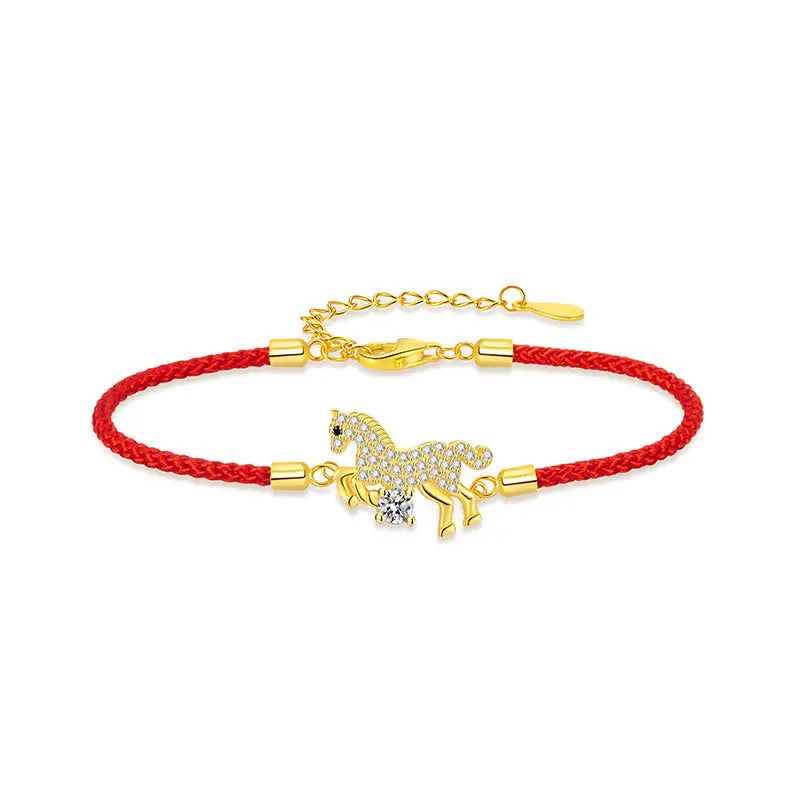 Fortune Jewel "Wishing You Success & Good Luck" Year of the Horse String Includes Gift Message Card Fortune Jewel