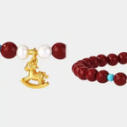 Buddha Stones "May You Have Strength and Protection" Year of the Horse Includes Gift Message Card Fortune Jewel