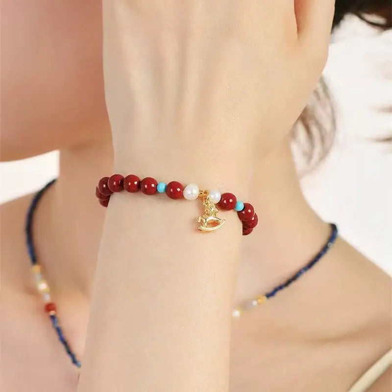 Buddha Stones "May You Have Strength and Protection" Year of the Horse Includes Gift Message Card Fortune Jewel