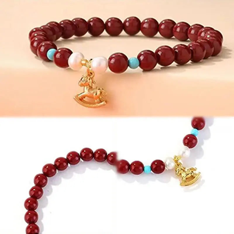 Buddha Stones "May You Have Strength and Protection" Year of the Horse Includes Gift Message Card Fortune Jewel