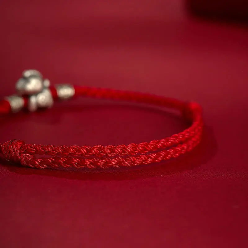 Buddha Stones "Wishing You Wealth and Protection" Year of the Horse String Includes Gift Message Card Fortune Jewel
