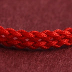Fortune Jewel Year of the Horse 999 Sterling Silver Copper Coins Luck Rope Braided Bracelet Anklet Fortune Jewel