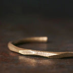 Fortune Jewel Copper Brass Hand Polishing Open Self Care Bracelet Bangle Fortune Jewel