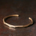 Fortune Jewel Copper Brass Hand Polishing Open Self Care Bracelet Bangle Fortune Jewel