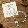 Fortune Jewel "Sending Luck and Inner Peace" Cat's Eye Butterfly Bracelet Includes Gift Message Card Fortune Jewel