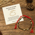 Fortune Jewel "Hoping for Strength and Protection" Copper Beads Bracelet Includes Gift Message Card Fortune Jewel