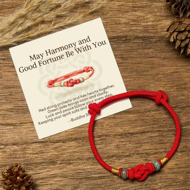 Fortune Jewel "May Harmony and Good Fortune Be With You" Bracelet Includes Gift Message Card Fortune Jewel