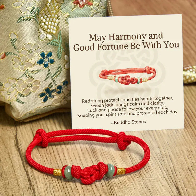 Fortune Jewel "May Harmony and Good Fortune Be With You" Bracelet Includes Gift Message Card Fortune Jewel