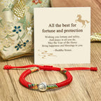 Buddha Stones "All the Best for Fortune and Protection" Year of the Horse Includes Gift Message Card Fortune Jewel