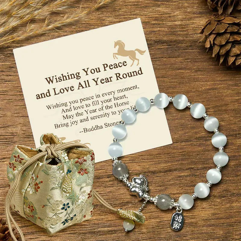 Fortune Jewel "Wishing You Peace and Love All Year Round" Year of the Horse Includes Gift Message Card Fortune Jewel