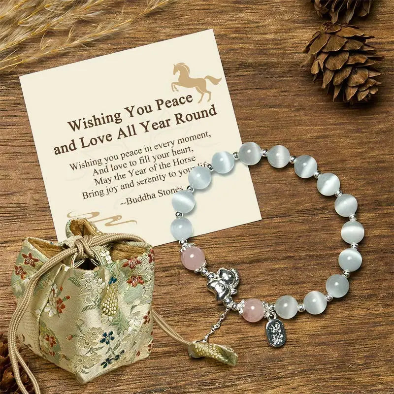 Fortune Jewel "Wishing You Peace and Love All Year Round" Year of the Horse Includes Gift Message Card Fortune Jewel