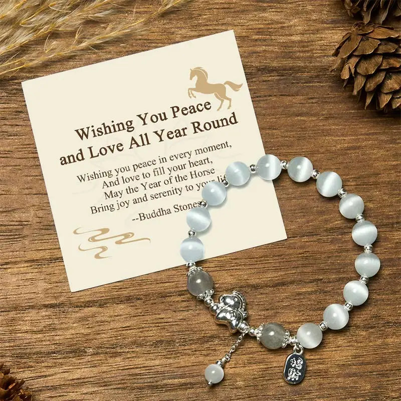 Fortune Jewel "Wishing You Peace and Love All Year Round" Year of the Horse Includes Gift Message Card Fortune Jewel