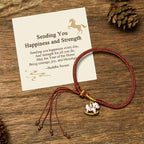 Fortune Jewel "Sending You Happiness and Strength" Year of the Horse String Includes Gift Message Card
