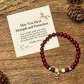 Buddha Stones "May You Have Strength and Protection" Year of the Horse Includes Gift Message Card Fortune Jewel