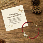 Fortune Jewel "Wishing You Success & Good Luck" Year of the Horse String Includes Gift Message Card Fortune Jewel