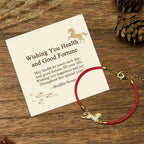 Buddha Stones "Wishing You Health and Good Fortune" Year of the Horse Includes Gift Message Card Fortune Jewel