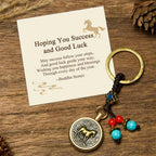 Fortune Jewel "Hoping You Success and Good Luck" Year of the Horse Key Chain Includes Gift Message Card Fortune Jewel