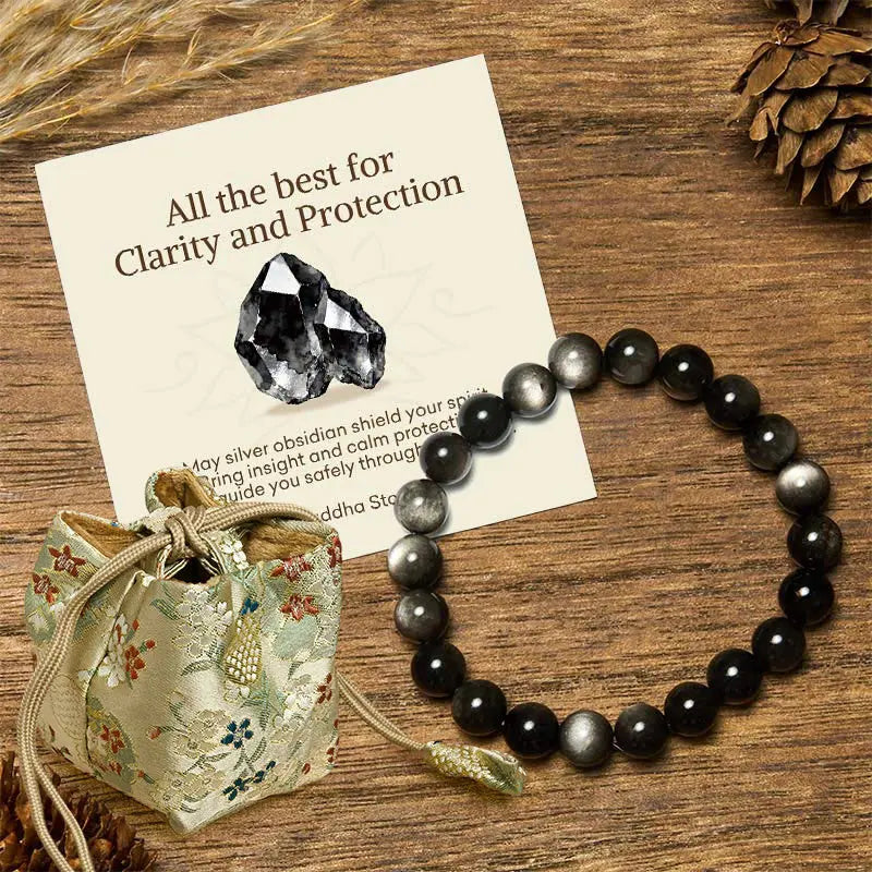 Fortune Jewel "All the Best for Love and Harmony" Stone Quartz Bracelet Includes Gift Message Card Fortune Jewel