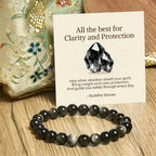 Fortune Jewel "All the Best for Love and Harmony" Stone Quartz Bracelet Includes Gift Message Card Fortune Jewel