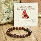 Fortune Jewel "All the Best for Love and Harmony" Stone Quartz Bracelet Includes Gift Message Card Fortune Jewel