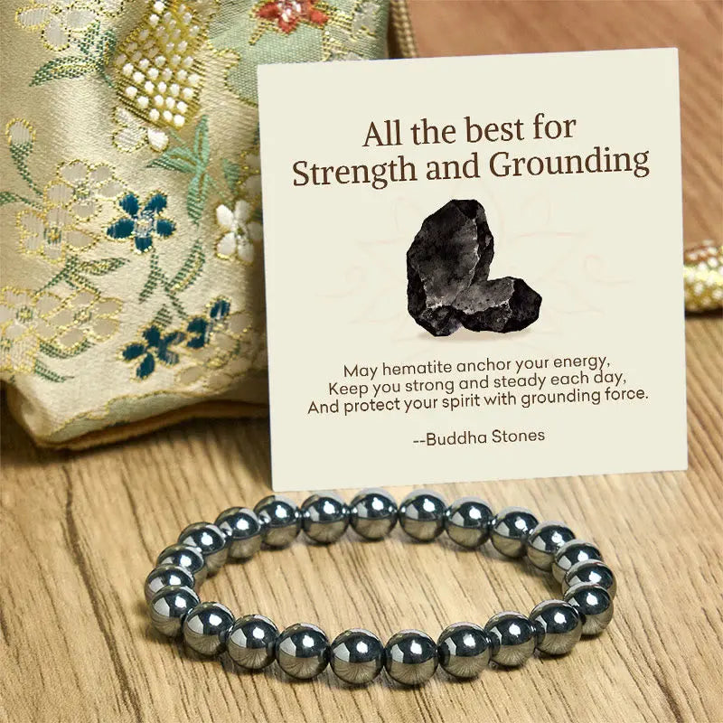 Fortune Jewel "All the Best for Love and Harmony" Stone Quartz Bracelet Includes Gift Message Card Fortune Jewel