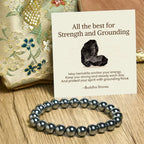 Fortune Jewel "All the Best for Love and Harmony" Stone Quartz Bracelet Includes Gift Message Card Fortune Jewel