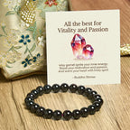 Fortune Jewel "All the Best for Love and Harmony" Stone Quartz Bracelet Includes Gift Message Card Fortune Jewel