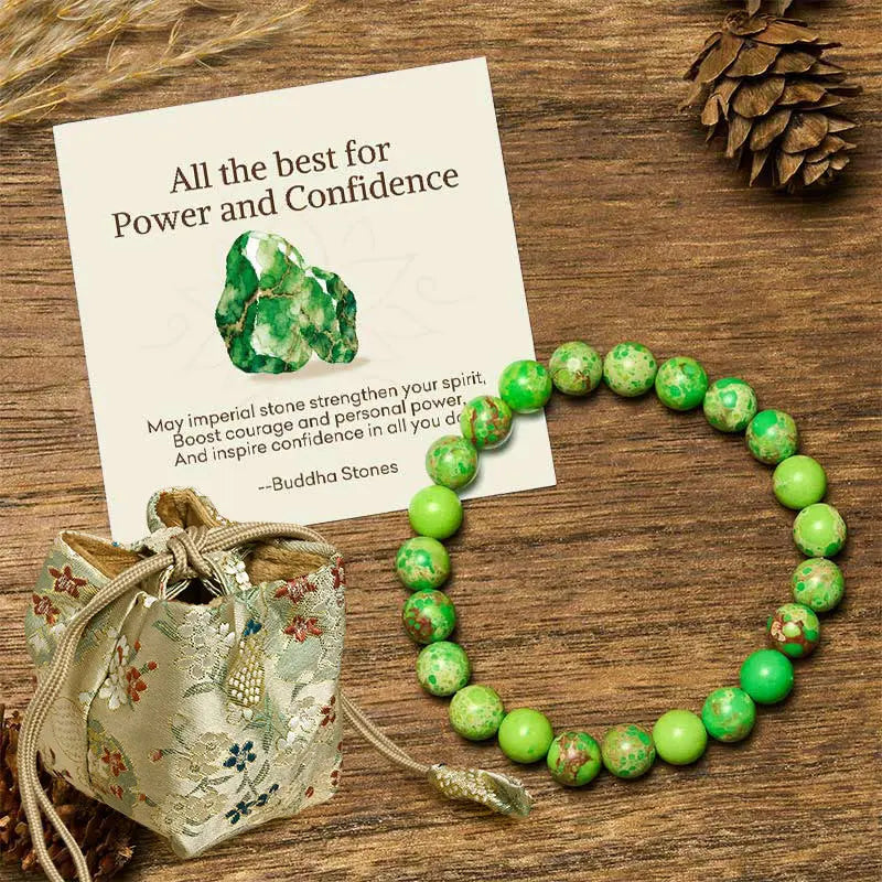 Fortune Jewel "All the Best for Love and Harmony" Stone Quartz Bracelet Includes Gift Message Card Fortune Jewel