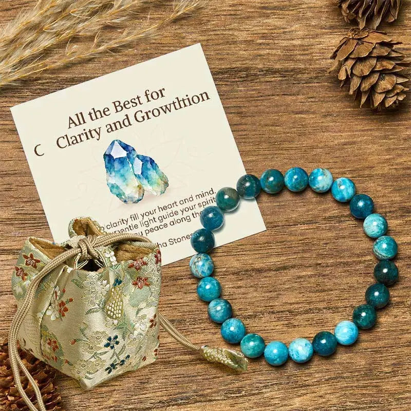 Fortune Jewel "All the Best for Love and Harmony" Stone Quartz Bracelet Includes Gift Message Card Fortune Jewel