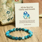 Fortune Jewel "All the Best for Love and Harmony" Stone Quartz Bracelet Includes Gift Message Card Fortune Jewel