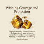 Fortune Jewel "Wishing Courage and Protection" Tiger Eye Bracelet Includes Gift Message Card Fortune Jewel