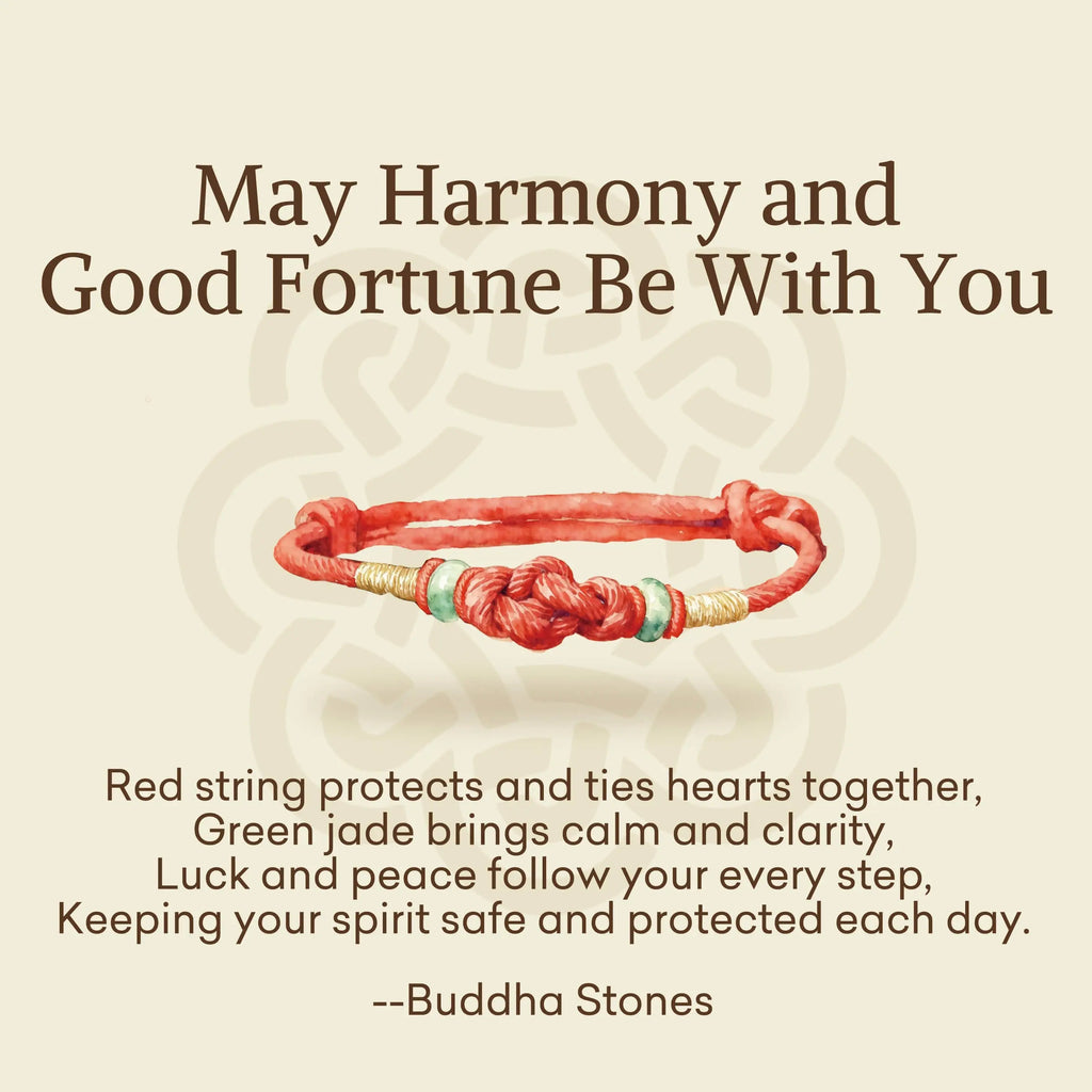 Fortune Jewel "May Harmony and Good Fortune Be With You" Bracelet Includes Gift Message Card Fortune Jewel