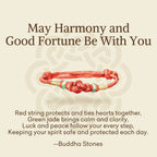 Fortune Jewel "May Harmony and Good Fortune Be With You" Bracelet Includes Gift Message Card Fortune Jewel